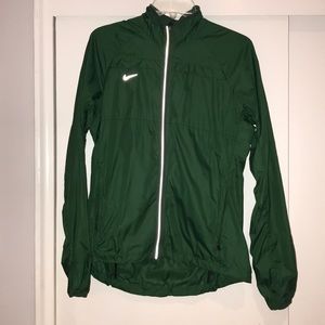 Green Nike windbreaker!